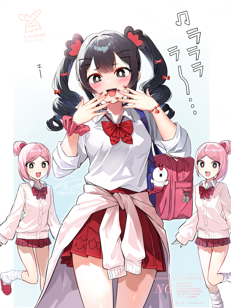 This is a pixiv picture whose title is セイレーンをJKにしたらかわいい説.