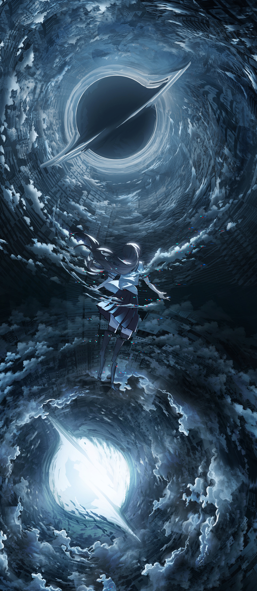This is a pixiv picture whose title is 輪廻の穴.