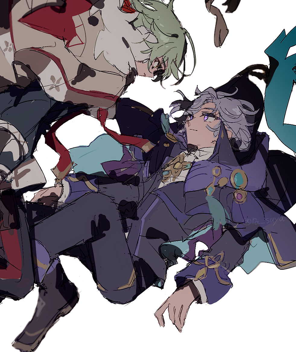 This is a pixiv picture whose title is ミティヤとアリョーシャ.