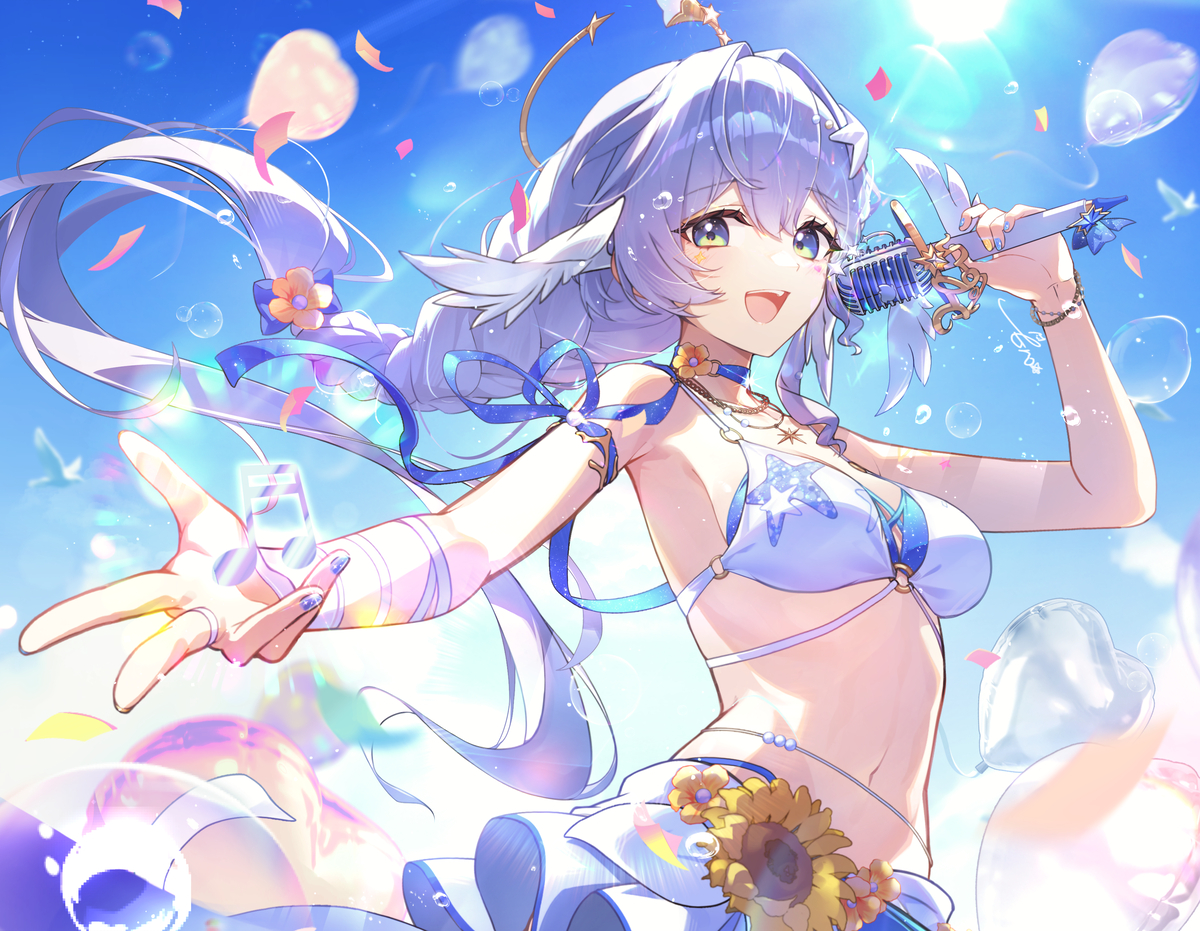 This is a pixiv picture whose title is Robin Summeretto / 知更鸟·晴歌.