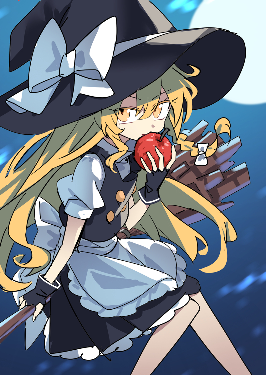 This is a pixiv picture whose title is 普通の魔法使い.