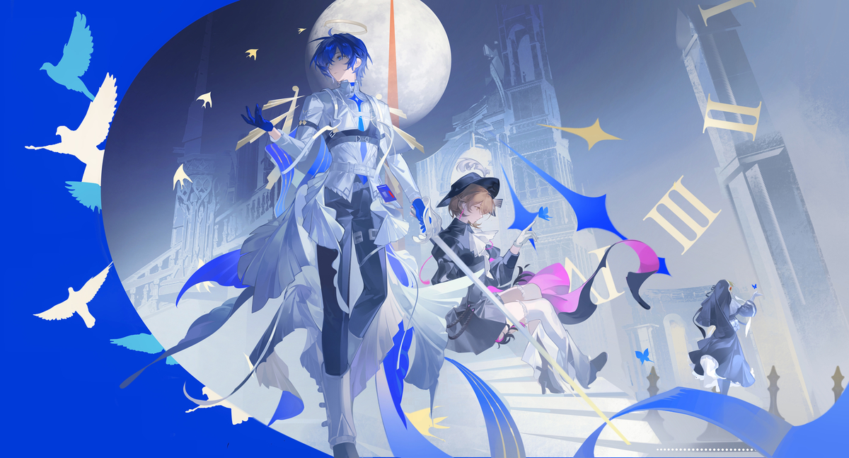 This is a pixiv picture whose title is 圣城夜色.