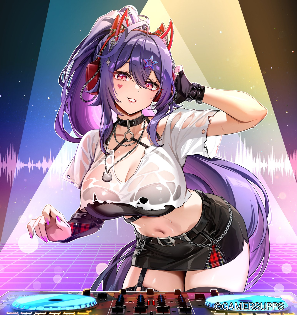 This is a pixiv picture whose title is DJ Numi.