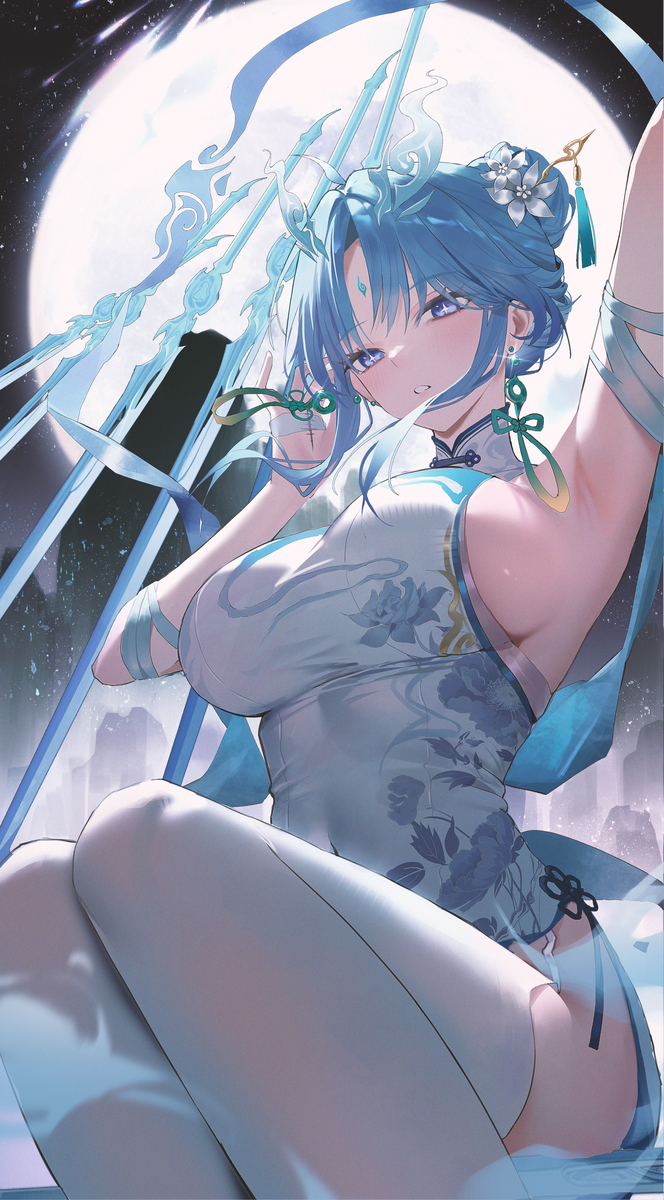 This is a pixiv picture whose title is 清霄.