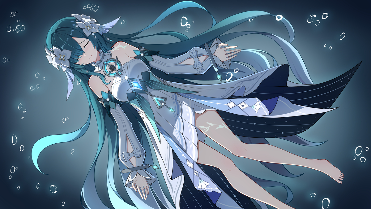 This is a pixiv picture whose title is 沃雅妮莎-Давно не играл со мной..