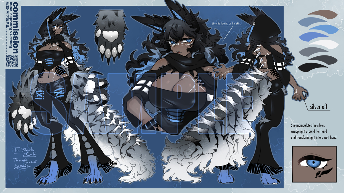 This is a pixiv picture whose title is Werewolf Dragon.