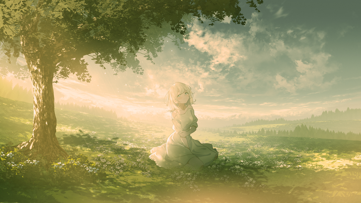 This is a pixiv picture whose title is 巡り巡って.
