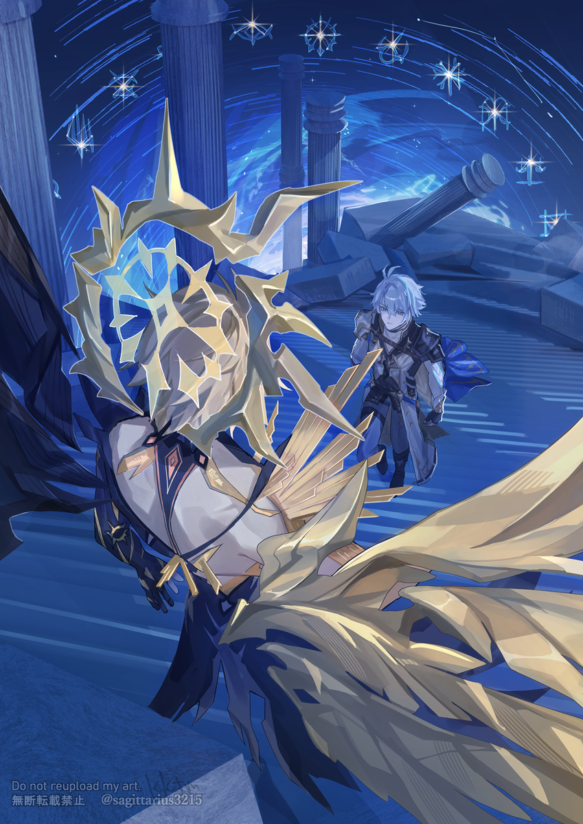 This is a pixiv picture whose title is 次の自分.