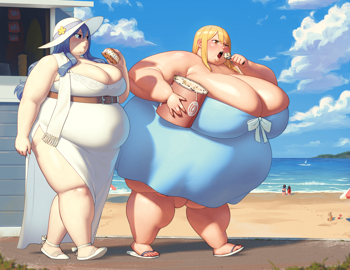 This is a pixiv picture whose title is Fairies’ Frozen Treats.
