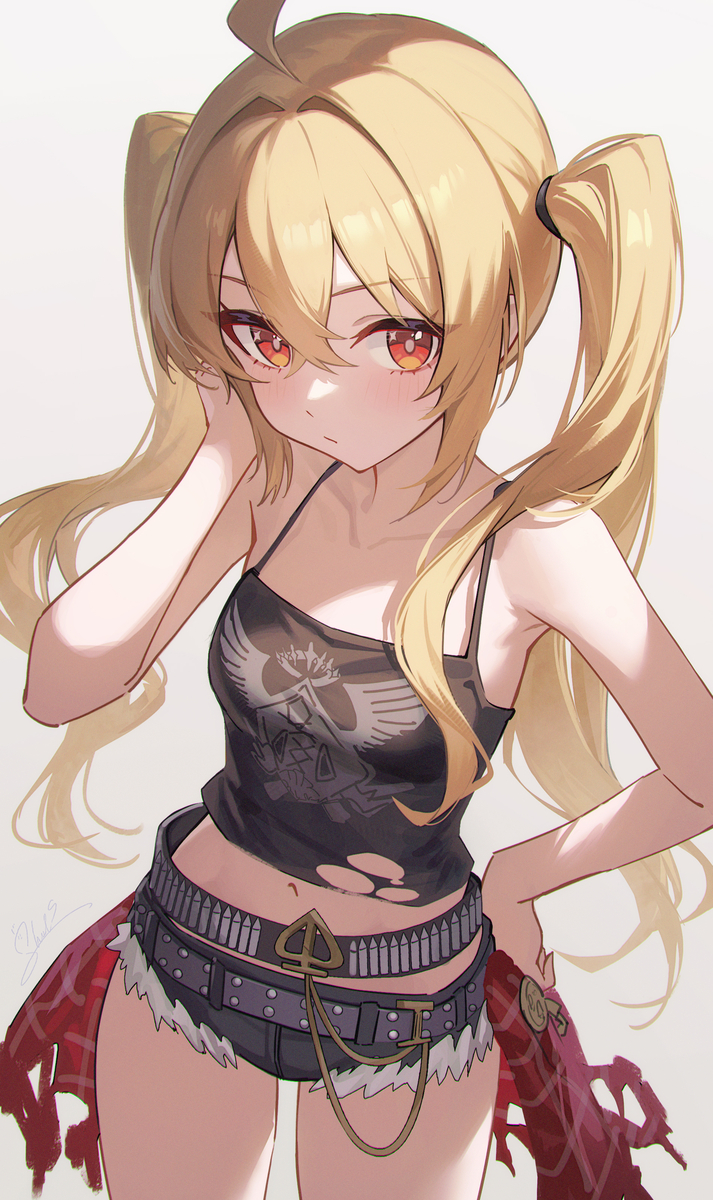 This is a pixiv picture whose title is ツインテールのお嬢様ルーシー.