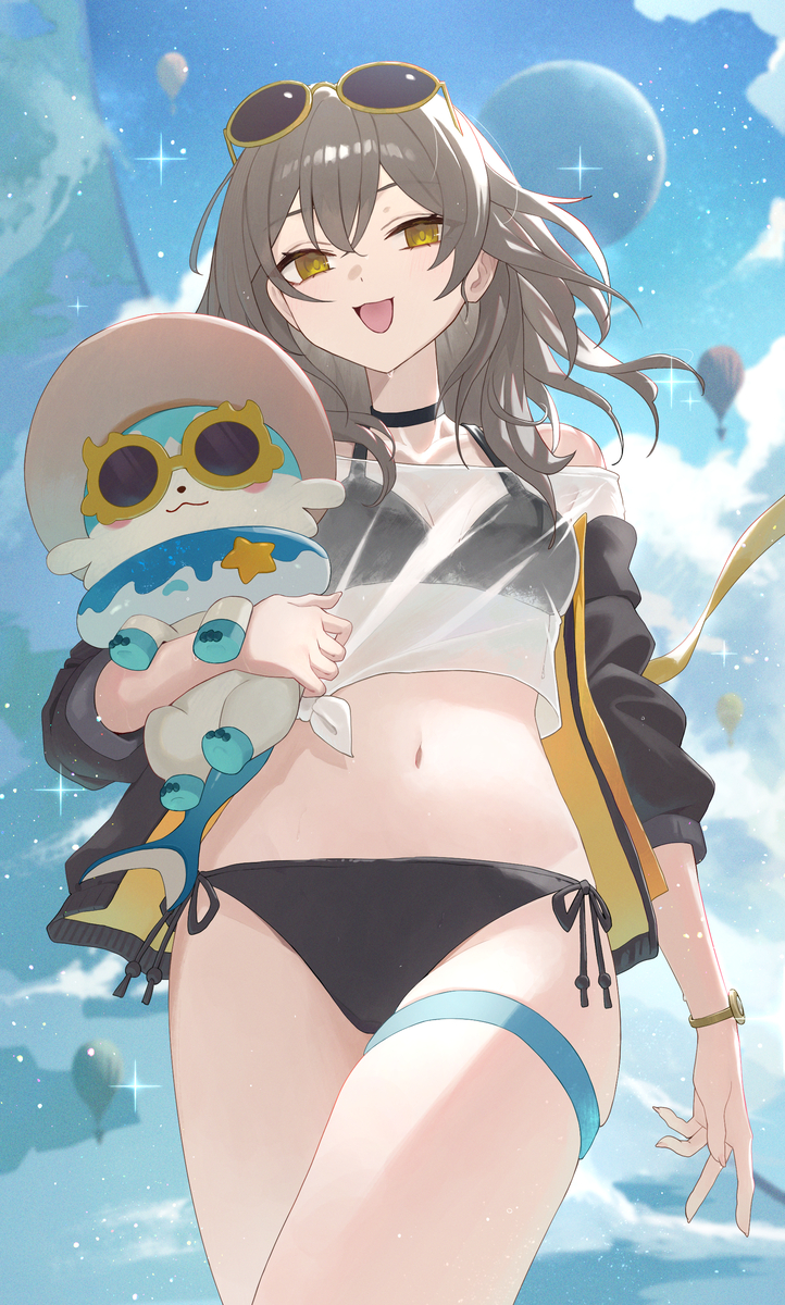 This is a pixiv picture whose title is 水着星ちゃん.