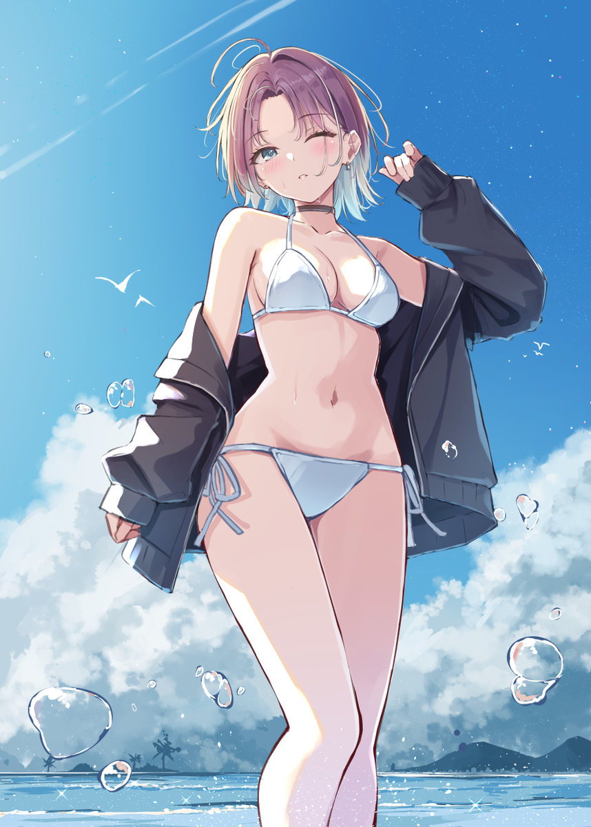 This is a pixiv picture whose title is 浅倉透.