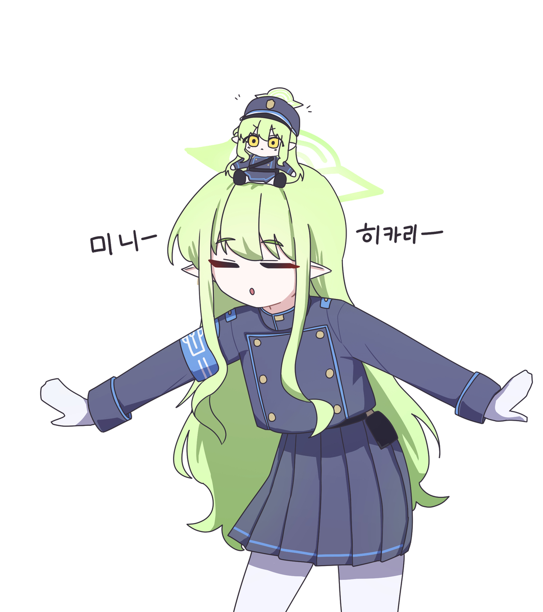 This is a pixiv picture whose title is 미니- 히카리-.
