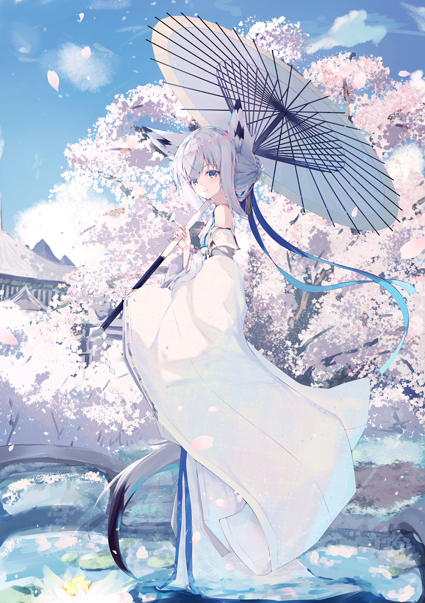 This is a pixiv picture whose title is 江風.