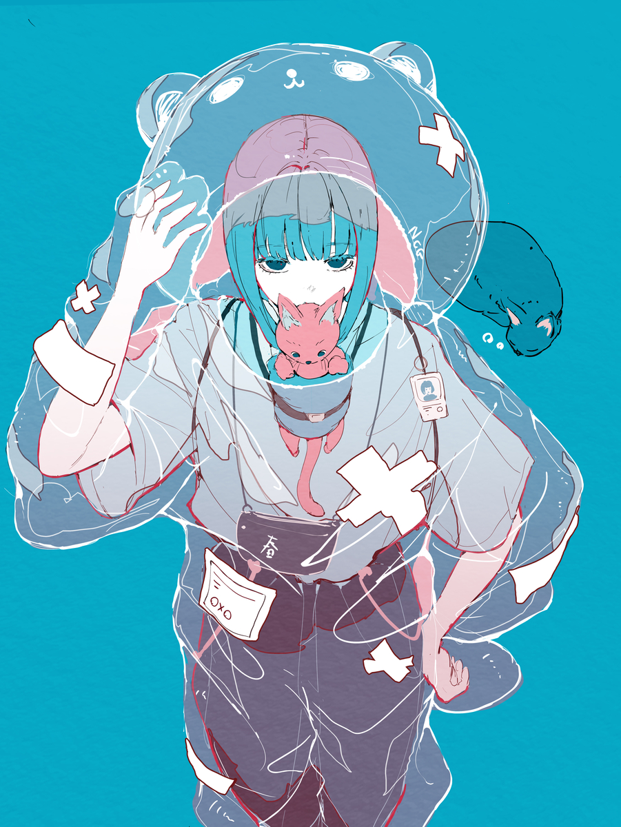 This is a pixiv picture whose title is スケルトンタイプの着ぐるみ。.