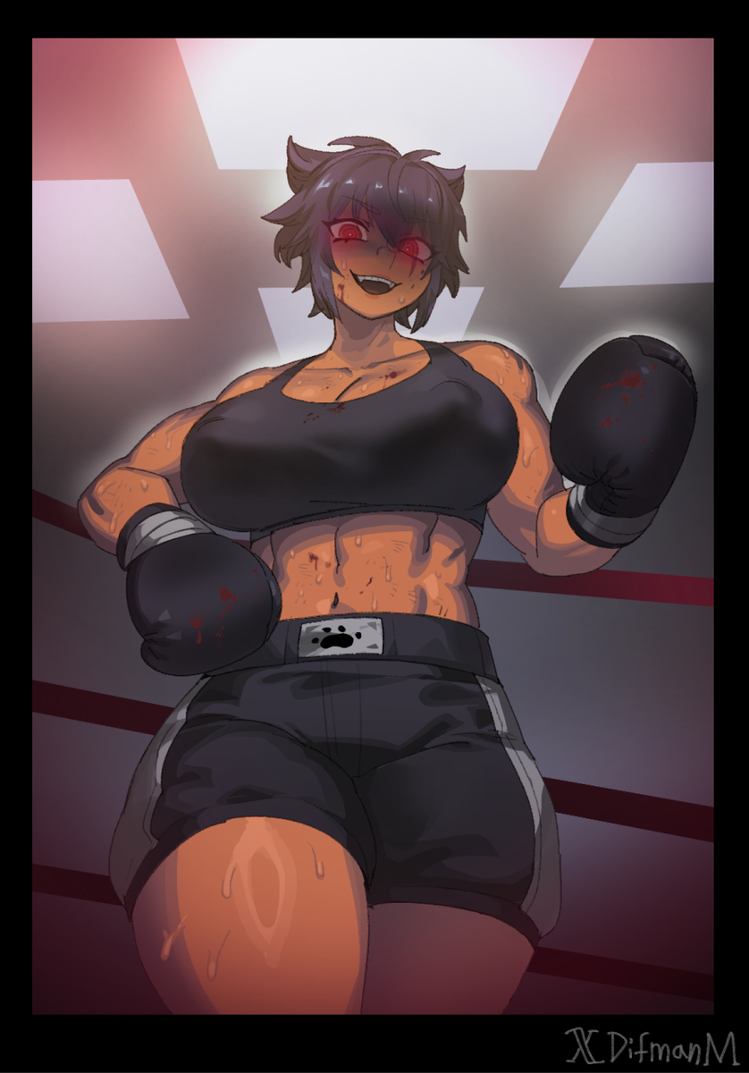 This is a pixiv picture whose title is CM boxing and boxing gift.