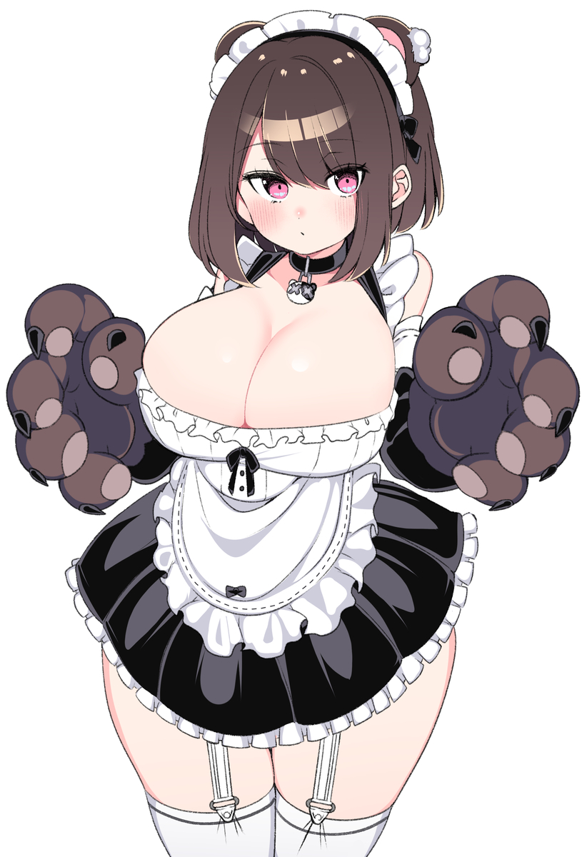 This is a pixiv picture whose title is めいどのばんそうこうちゃん🐻🩹.