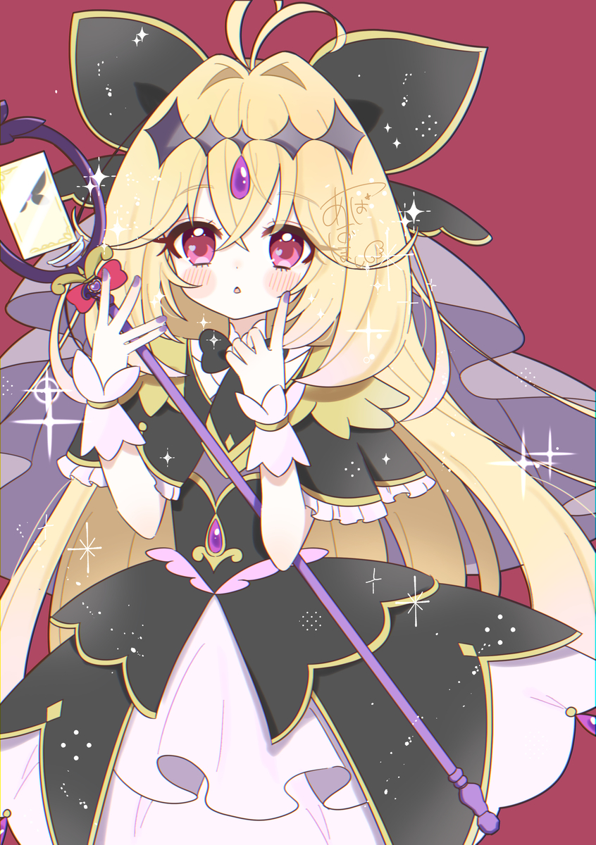 This is a pixiv picture whose title is キュアアルカナ・シャドウ.