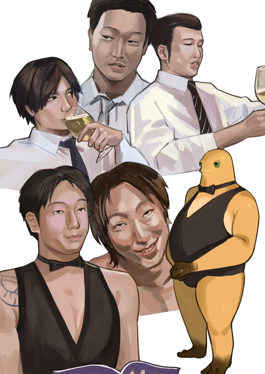 This is a pixiv picture whose title is 神所创造的世界，并非完美.
