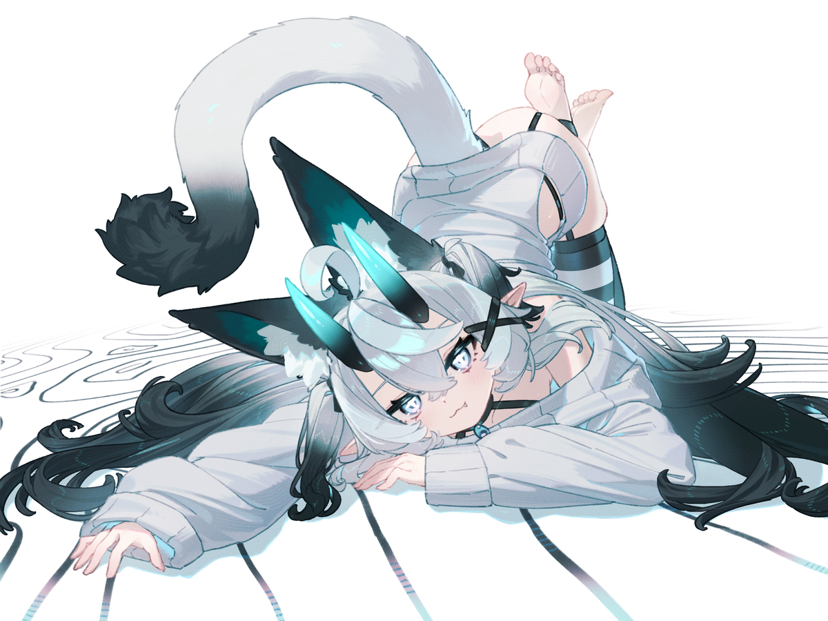 This is a pixiv picture whose title is 趴.