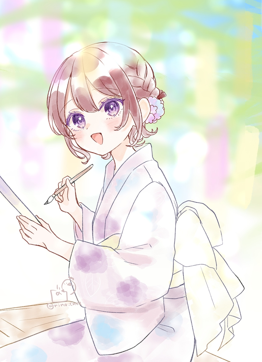 This is a pixiv picture whose title is 七夕.