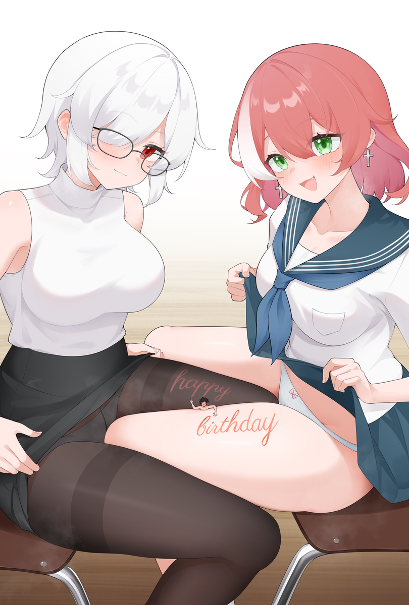 This is a pixiv picture whose title is 祝兰蒂夕生日快乐~.