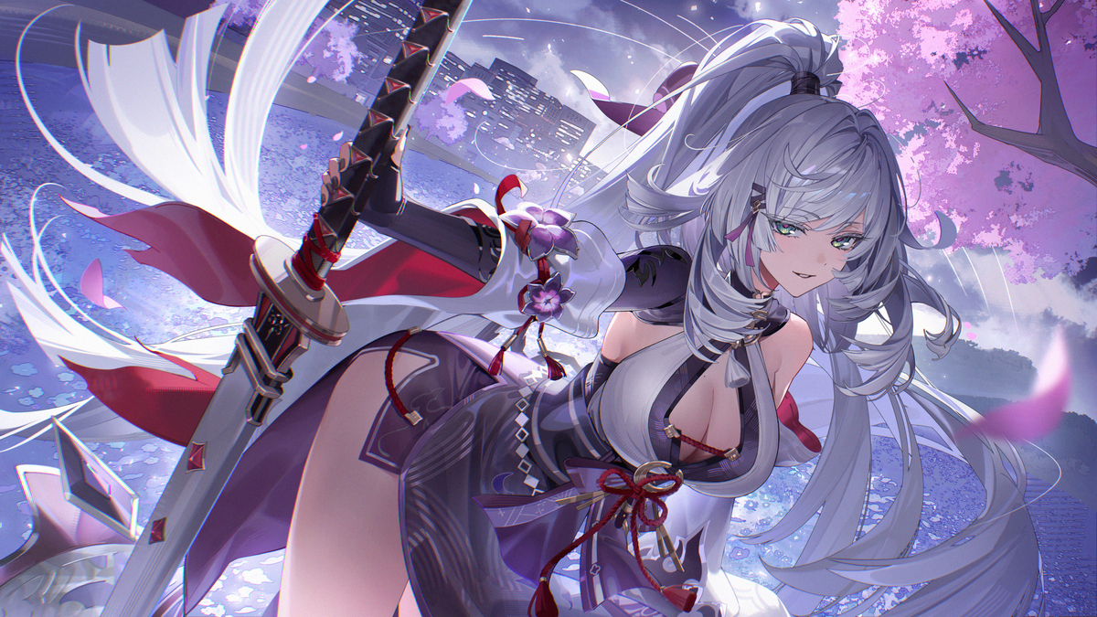 This is a pixiv picture whose title is 残虹.
