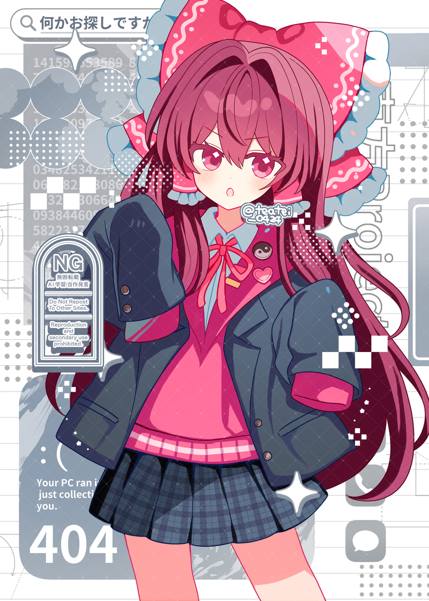 This is a pixiv picture whose title is -無題-.
