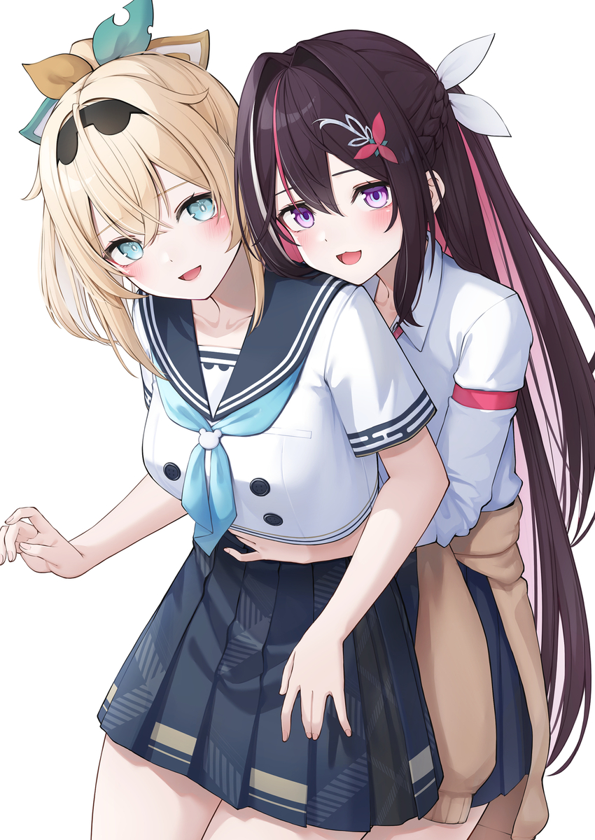 This is a pixiv picture whose title is あずいろいいぞ＾～⚒️🍃.