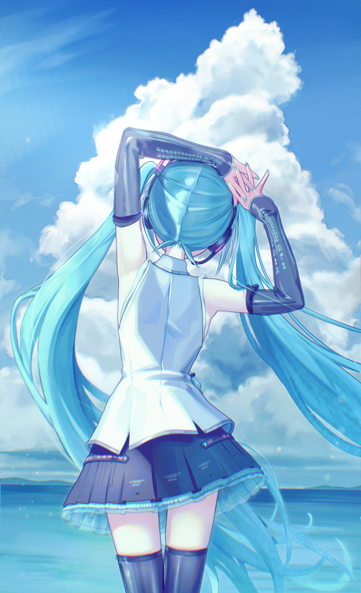This is a pixiv picture whose title is 次の空へ.