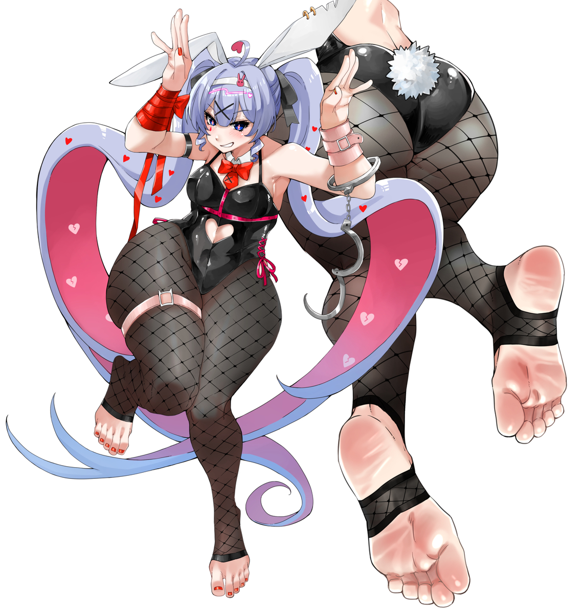 This is a pixiv picture whose title is ラビットホールミク.