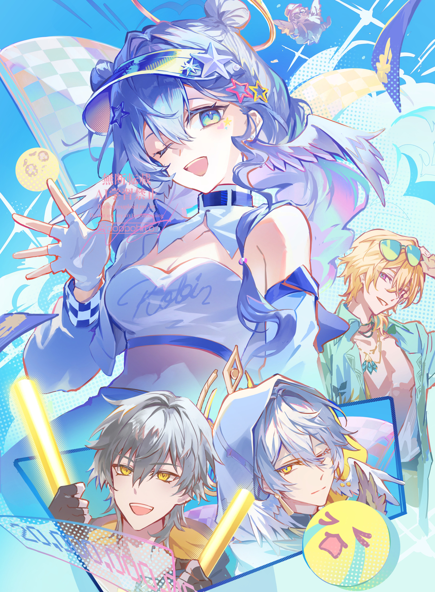 This is a pixiv picture whose title is ロビン（レース）.