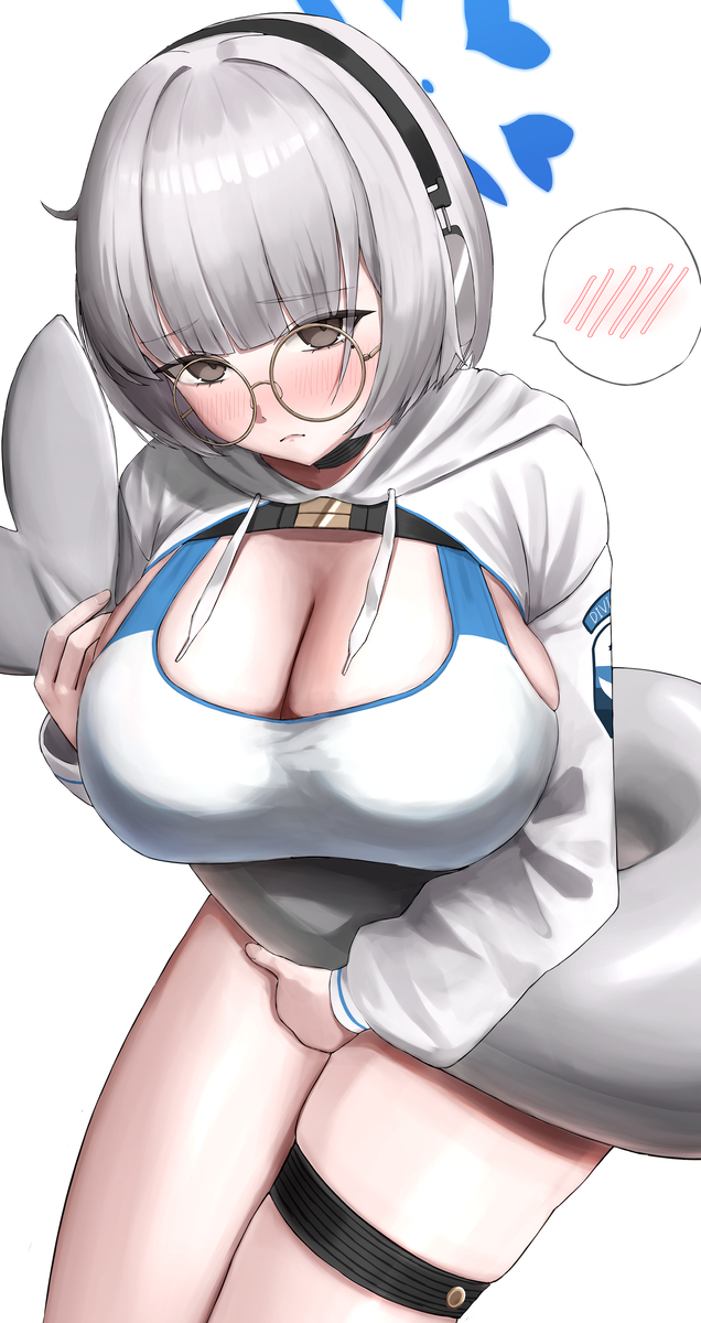 This is a pixiv picture whose title is ちょっと……どこ触ってるの？.