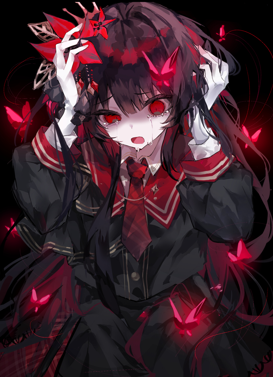 This is a pixiv picture whose title is 『 正しくないもの』.