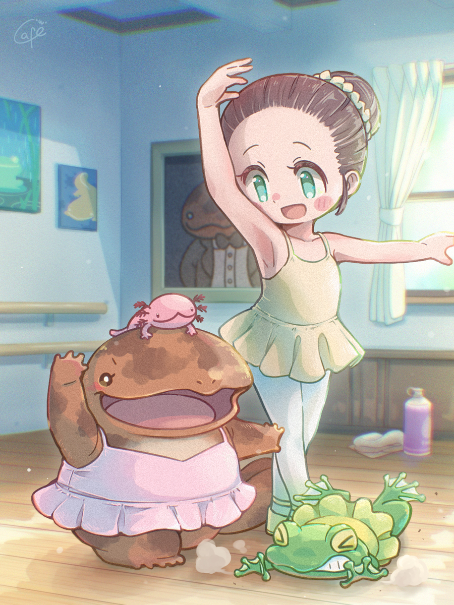 This is a pixiv picture whose title is のんびりイラスト「バレエ」.