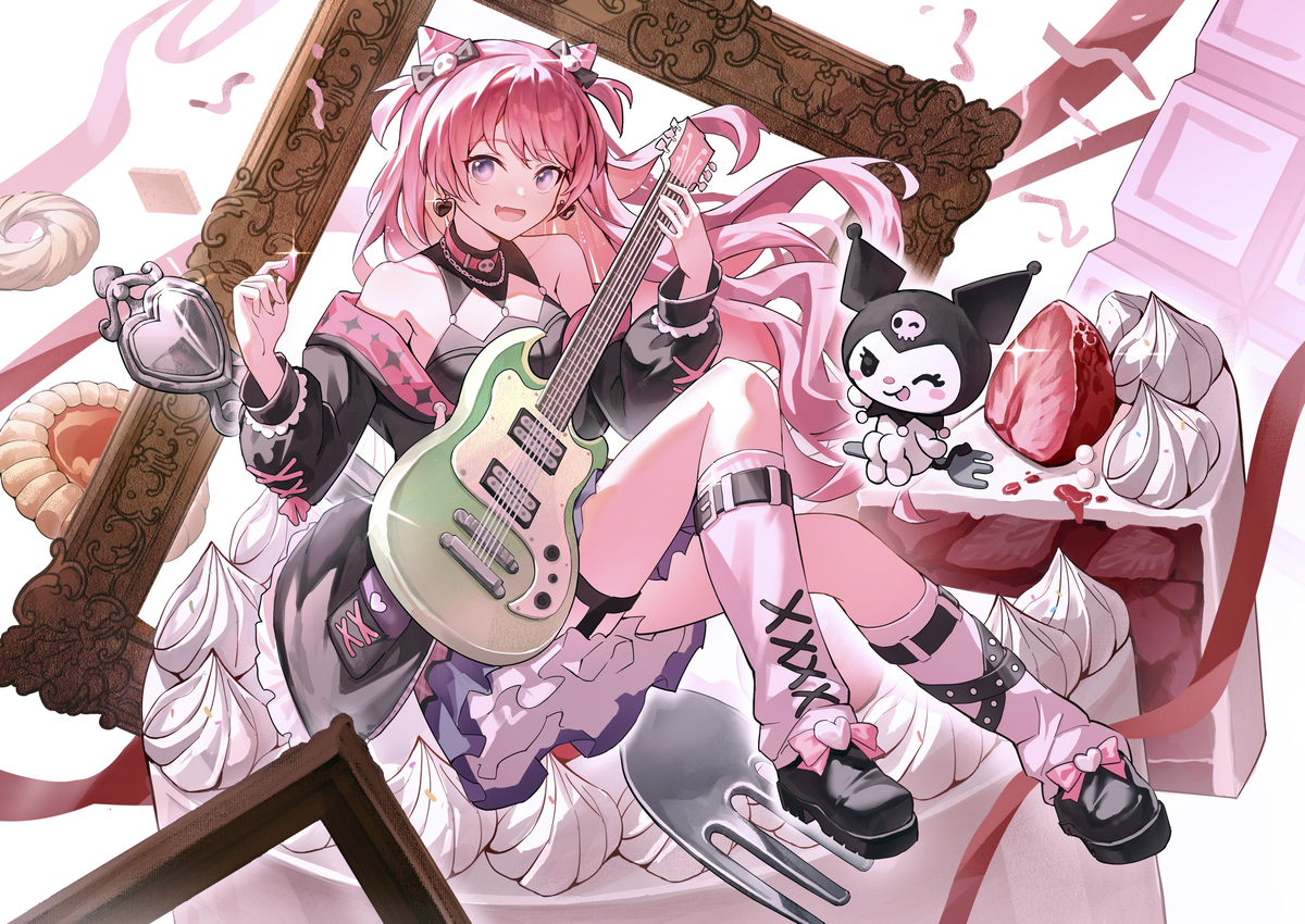 This is a pixiv picture whose title is 愛音ちゃん誕生日おめでとう.