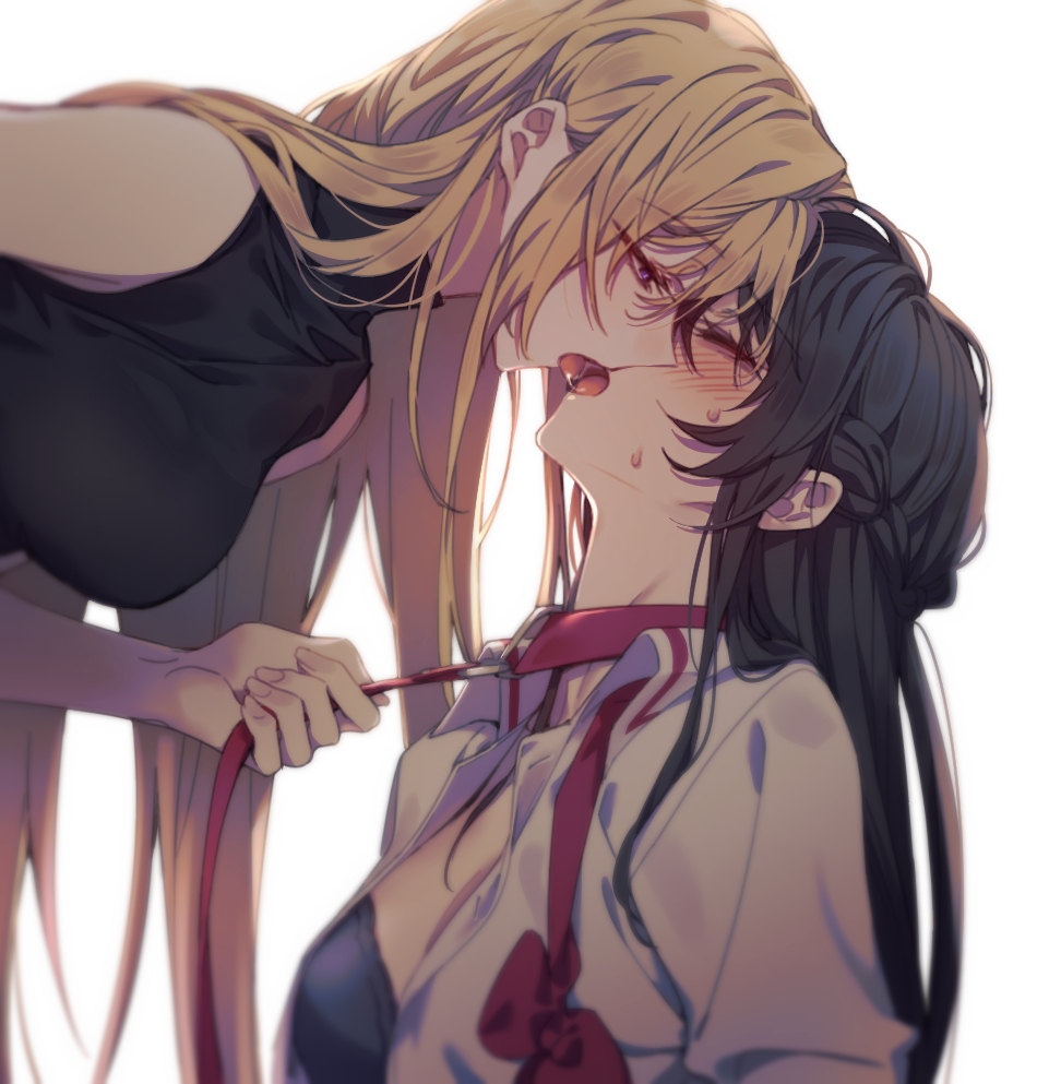This is a pixiv picture whose title is 歪んでるまいさつ.