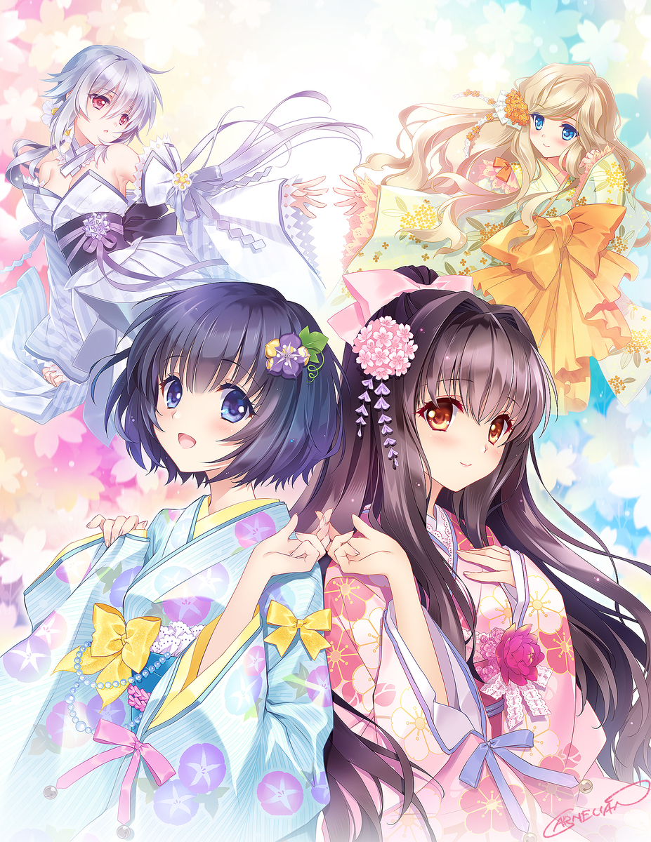 This is a pixiv picture whose title is 華枕.