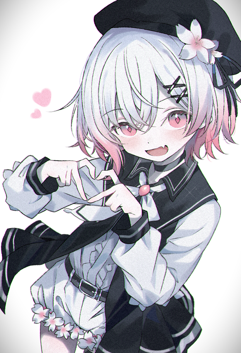 This is a pixiv picture whose title is ❤️🌸.