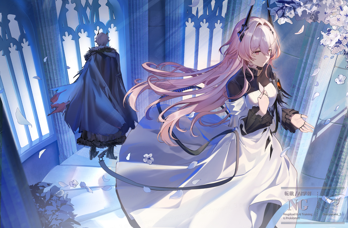 This is a pixiv picture whose title is 双子の王.