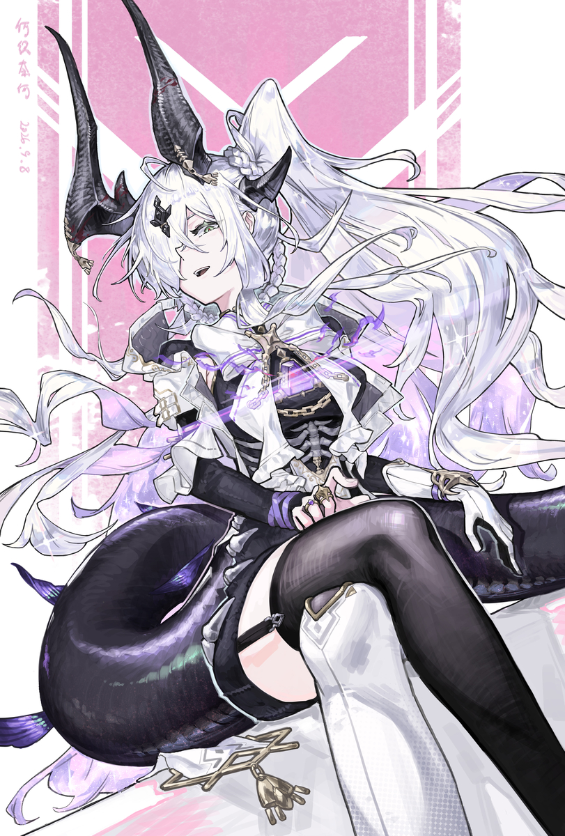 This is a pixiv picture whose title is 我又蕉压抑了.