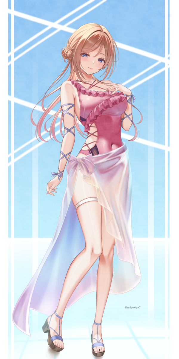 This is a pixiv picture whose title is 莉波.