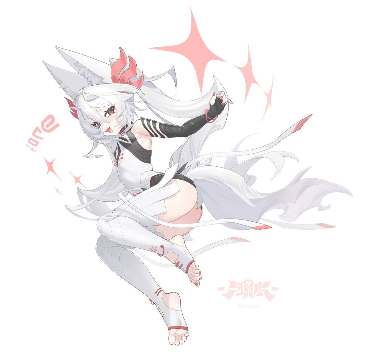 This is a pixiv picture whose title is OC月见水的额外服装.