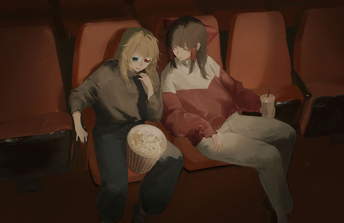 This is a pixiv picture whose title is れいまり.