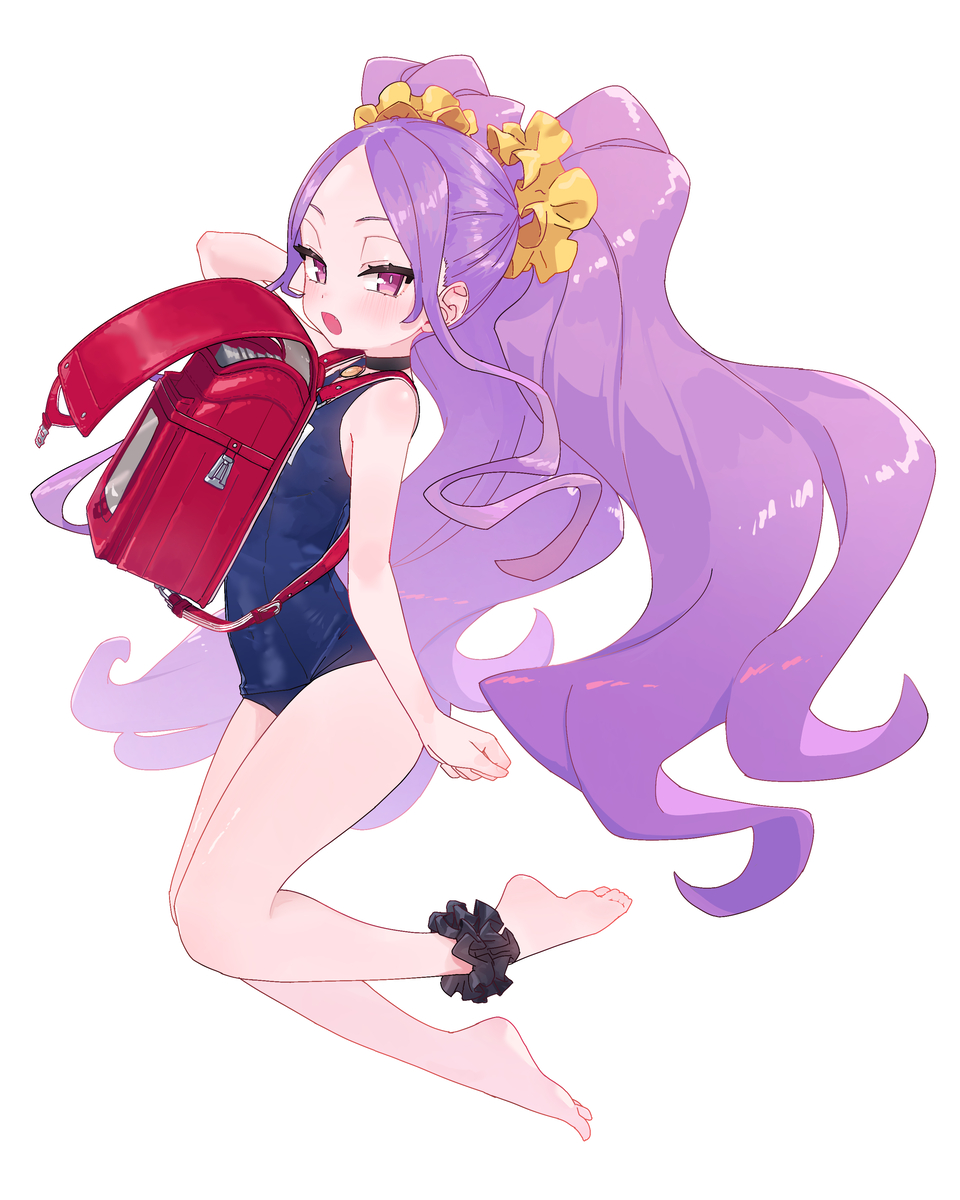 This is a pixiv picture whose title is スク水ふーやー.