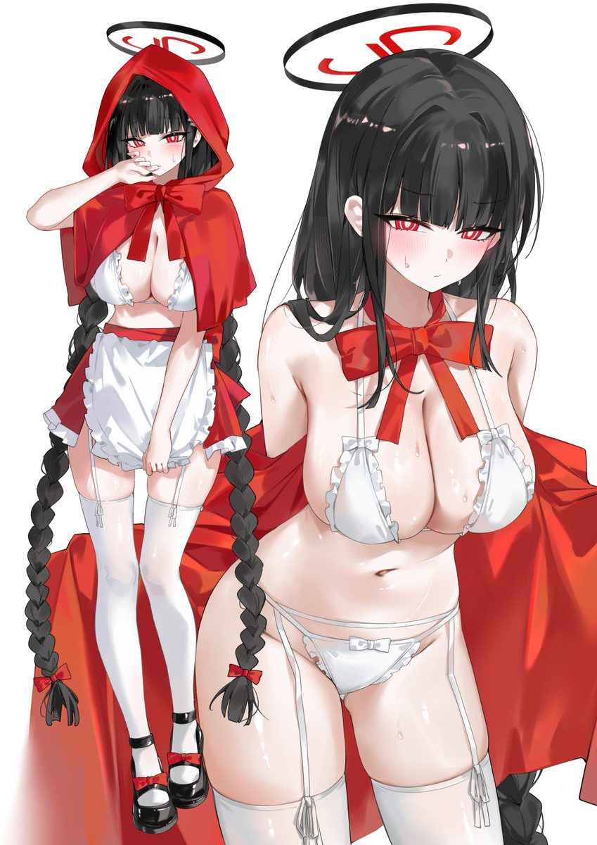 This is a pixiv picture whose title is リオ(赤ずきん).