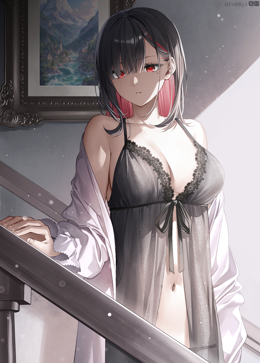 This is a pixiv picture whose title is Kaoru Tsukimiya.