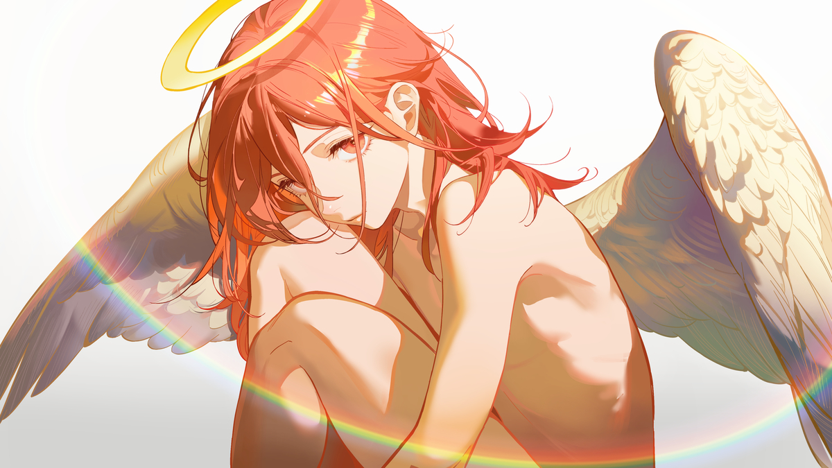 This is a pixiv picture whose title is Angels All Around Me….