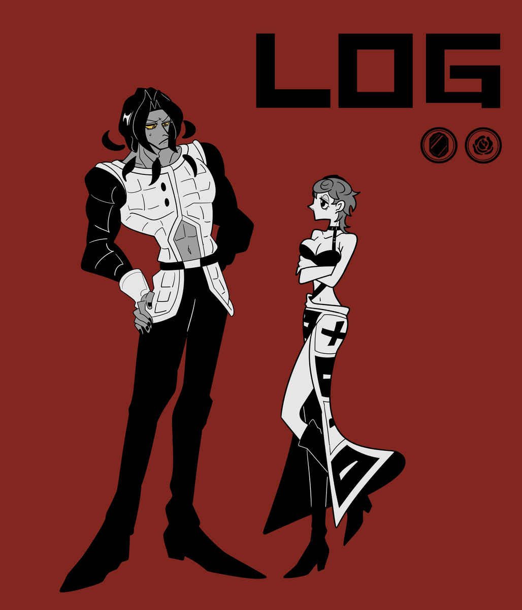 This is a pixiv picture whose title is 鏡のお兄さんとお嬢さん.