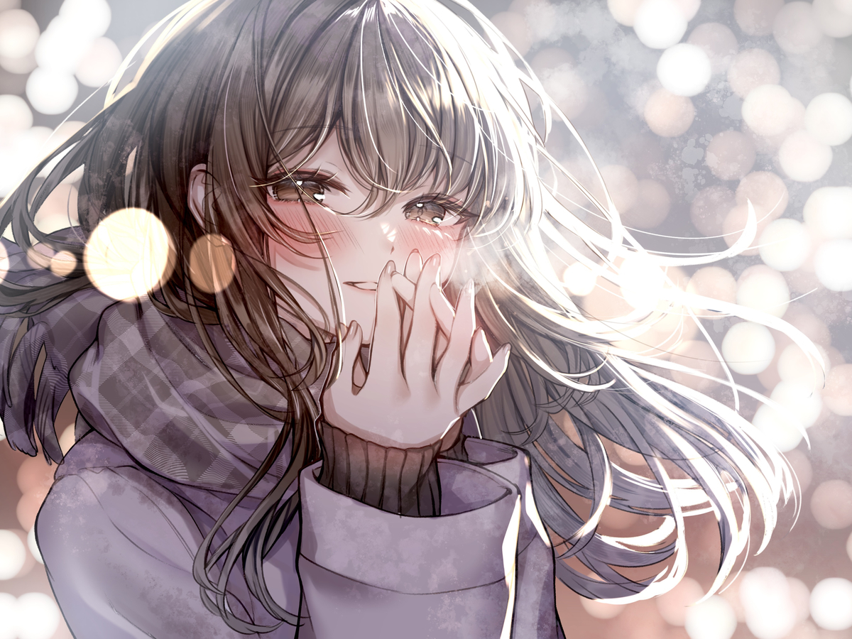 This is a pixiv picture whose title is 息づく時.